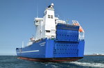 BALTIC BRIGHT , Ro-Ro/Container Carrier ,IMO 9129263 , Baujahr 1996 , 134.4 × 20.45m ,27.08.2016 Rostock-Warnemünde
