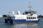 UNDINE ,Passagierschiff , IMO 9659804 , Baujahr 2013 , 24.93 × 7.17m , 27.08.2016 Rostock-Warnemünde