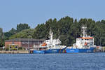 Bundespolizei-Boote BREDSTEDT und ESCHWEGE am 30.08.2017 in Rostock-Warnemünde