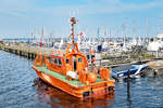 Lotsenversetzboot MECKELBORG am 30.08.2017 in Rostock-Warnemünde