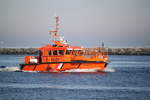 Das Lotsenboot Knurrhahn zeigte sich am 15.02.2019 bei herrlichsten Sonnenschein in Warnemünde.