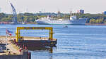 DRESDEN am 05.06.2022 im Hafen von Rostock-Warnemünde