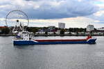 GOTLAND , General Cargo Schiff , IMO 9411824 , 88 x 12 m , Baujahr 2012 , 11.09.2025 , Rostock-Warnemünde , 