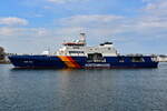 BAMBERG BP 82  , K�stenwache ,   IMO 9830020, Baujahr 2019 , 87 x 12 m , Rostock-Warnem�nde , 03.05.2026