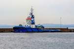 Notschlepper „Fairplay 25“ im Hafen von Sassnitz.