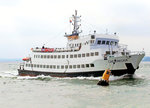 MS Cap Arkona fährt nach der Ausflugsfahrt zur Kreideküste in den Stadthafen von Sassnitz ein. (12. September 2015)