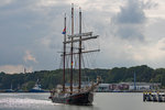 Dreimast Topsegelschoner Hendrika Bartelds (IMO: 18647141) im Hafen von Sassnitz.