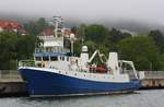 12.06.2020 - Sassnitz / Stadthafen - ARNE TISELIUS - IMO: 7517624 Fishing Support Vessel