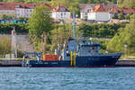 Fortuna Kingfisher im Sassnitzer Hafen.