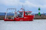 Spezialschiff GEOSURVEYOR  XXII (IMO 9576662) im Sassnitzer Hafen. - 12.05.2026