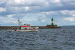 Seenotrettungskreuzer BERTHOLD BEITZ (IMO -) verl�sst den Sassnitzer Hafen. - 22.08.2026