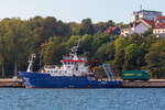 Forschungsschiff Prince Madog (IMO 9229611) im Sassnitzer Hafen. - 30.09.2026

