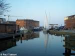 Blick ber den Querkanal in Stralsund, am 13.03.07.