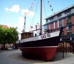 Stralsund, Fischkutter SAS 95 'Adolf Reichwein' (1949-69 im Dienst, seit 1973 am Meeresmuseum), aufgenommen am 06.05.2007