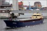 Die 1969 gebaute MERIDIAN (IMO 7002605) hat am 13.05.2013 die Ziegelgrabenbrcke in Stralsund passiert. Sie ist 74 m lang, 11 m breit, hat eine GT von 1.251 und eine DWT von 1.404 t. Heimathafen ist Wilhelmshaven. 

