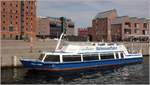 Die 1989 gebaute LÜTTE ADLER (ENI 05111510) liegt im Alten Hafen von Wismar. Sie ist 18 m lang, 4,40 m breit und kann 110 Passagiere aufnehmen. Heimathafen ist Husum. 24.07.2019
