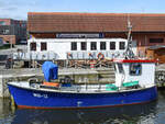 Der Fischkutter WIS-12 hat in Wismar angelegt. (Mai 2023)