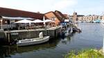 Im Hafen der Hansestadt Wismar am 24.05.24.