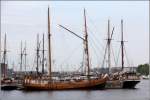 Die 1947 gebaute ASTRID liegt am 19.05.2013 im Nordhafen von Helsinki. Sie ist 32 m lang, 7 m breit und hat eine Segelflche von 320 m. Bis zu 60 Tagesgste kann sie mit auf ihre Trns nehmen. Heimathafen ist Helsinki.