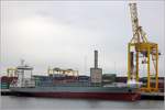 Die 2001 gebaute Jork (IMO 9234991) liegt am 28.04.2017 im Hafen von Dublin. Dieser Feeder ist 134,53 m lang und 22,50 m breit, hat eine GT/BRZ von 9.981, eine DWT von 11.385 t und eine Kapazität von 868 TEU. Heimathafen ist Limassol (Zypern). Früherer Name: MARGARETHA.
