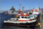 Der Schlepper JTUNN (IMO 9518737) liegt am 18.09.2012 im alten Hafen von Reykjavik. Die JTUNN ist 19 m lang, 7 m breit und hat einen Pfahlzug von 26,7 t. Heimathafen ist Grundartangi (Island).