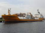  Tenna Kosan  - Diesen unter britischer Flagge laufenden Tanker habe ich am 12.09.2011 whrend einer Schiffsfahrt auf der Dna ab Riga mit der  Vecrīga  in Richtung Rigaer Bucht aufgenommen.
