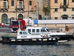 Lotsenboote im Hafen von Valletta.