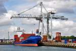 Containerfrachter  ALDEBARAN J , Reederei  Arkon Shipping , DWAT 10.950 to, Baujahr 08/2006, im Containerhafen von Rotterdam - 15.09.2012