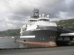 Hier ein Fischereiboot, dieses lag am 21.8.2009 in Bergen.