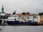 ISLAND VANGUARD UT787CD(IMO:9356189; L=86, B=22mtr; Leistung: 6000kW)macht in Bergen Pause;160717