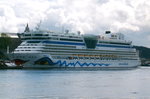 Kreuzfahrtschiff 'AIDALuna' am Akershuskai in Oslo.