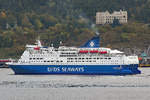 Crown Seaways (IMO 8917613) einlaufend Oslo am 04.10.2017