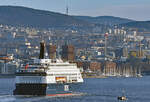 PEARL SEAWAYS (IMO 8701674) am 09.02.2023 einlaufend Oslo