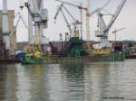 Baggerschiff in Gdynia