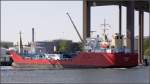 Die 2006 gebaute NORDEN (IMO 9346641) am 10.05.2008 im Hafen von Gteborg. Sie ist 80 m lang, 13 m breit und hat eine GT von 1875. Heimathafen ist Dons (Schweden).