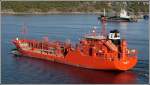 Die 1992 gebaute TEJO CHEMIST (IMO 9036272) luft am 10.05.2008  Gteborg an. Sie ist 90 m lang, 14 m breit und hat eine GT/BRZ von 2634. Sie fhrt unter der Flagge von Portugal mit Heimathafen Madeira.