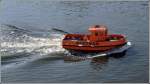 Mit keinen Booten wie dieser BTMAN 1 arbeiten die Festmacher im Hafen von Gteborg. 09.05.2008