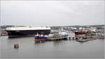 Der Hafen von Göteborg ist der größte in Skandinavien. Er ist ganzjährig eisfrei. 18.07.2018