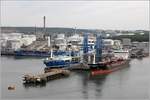 Tankerpier im Hafen von Göteborg. 18.07.2018