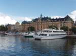 Stockholm-MS  Cinderella I  und andere Schiffe in Nybroplan