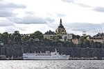 Das ehemalige Kreuzfahrt und Fährschiff  Birger Jarl  am Kai der Insel Sjöderland in Stockholm am 20.09.2016.