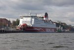 Fährschiff  Mariella  am 20.09.2016 im Hafen von Stockholm.