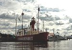 Feuerschiff  Finngrundet  im Museumshafen von Stockholm am 20.09.2016.