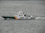 Polizeiboot  RIO SANTA EULALIA  der Guardia Civil am 11.10.2016 im Hafen von Barcelona.