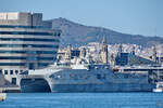 Anfang November 2022 war die USNS TRENTON (IMO: 9677533) der Amerikanischen Marine, ein Hochgeschwindigkeitskatamaran der Spearhead-Klasse in Barcelona zu sehen.