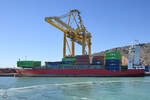 Anfang November 2022 war das Containerschiff ATLANTIC GREEN (IMO: 9354404) in Barcelona anzutreffen.