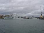 Militärschiffe der NAVY im Hafen Plymouth; 3.10.09
