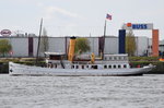 SCHAARHÖRN , Dampfschiff , Baujahr 1908 , 42 x 7m , 29.04.2016 Hafen-Hamburg