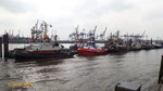 Hamburg am 12.4.2016: Impression von der Elbe, Schlepperstation Neumühlen /