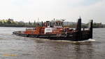 KRISTIN (ENI 05101980) am 23.5.2017, Hamburg, Elbe Höhe Landungsbrücken / 

Ex-Name: STIER (A.u.H. Huntemann) 
Schubschlepper /  Lüa 24,31 m, B 5,74 m, Tg. 2,4 m / 625 kW (850 PS) / Pfahlzug: ca. 8 t / gebaut 1940 als Eisbrecher für den Mittellandkanal / Heimathafen: Hamburg, Flagge: Deutschland / Eigner: Meyrose, Hamburg / Fahrtgebiet: Zonen 2 + 3 + HH-Hafen
